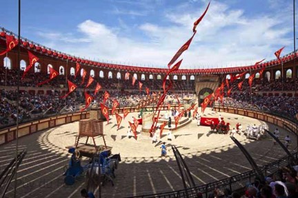 The Gladiators at the Puy du Fou Theme Park