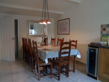 The Dining Area at The Cornflowers Holiday Home